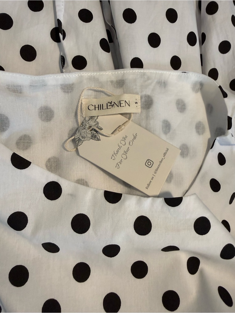 Polka Dot Sleeveless Midi Dress in Black & White #259 - Picture 8 of 13